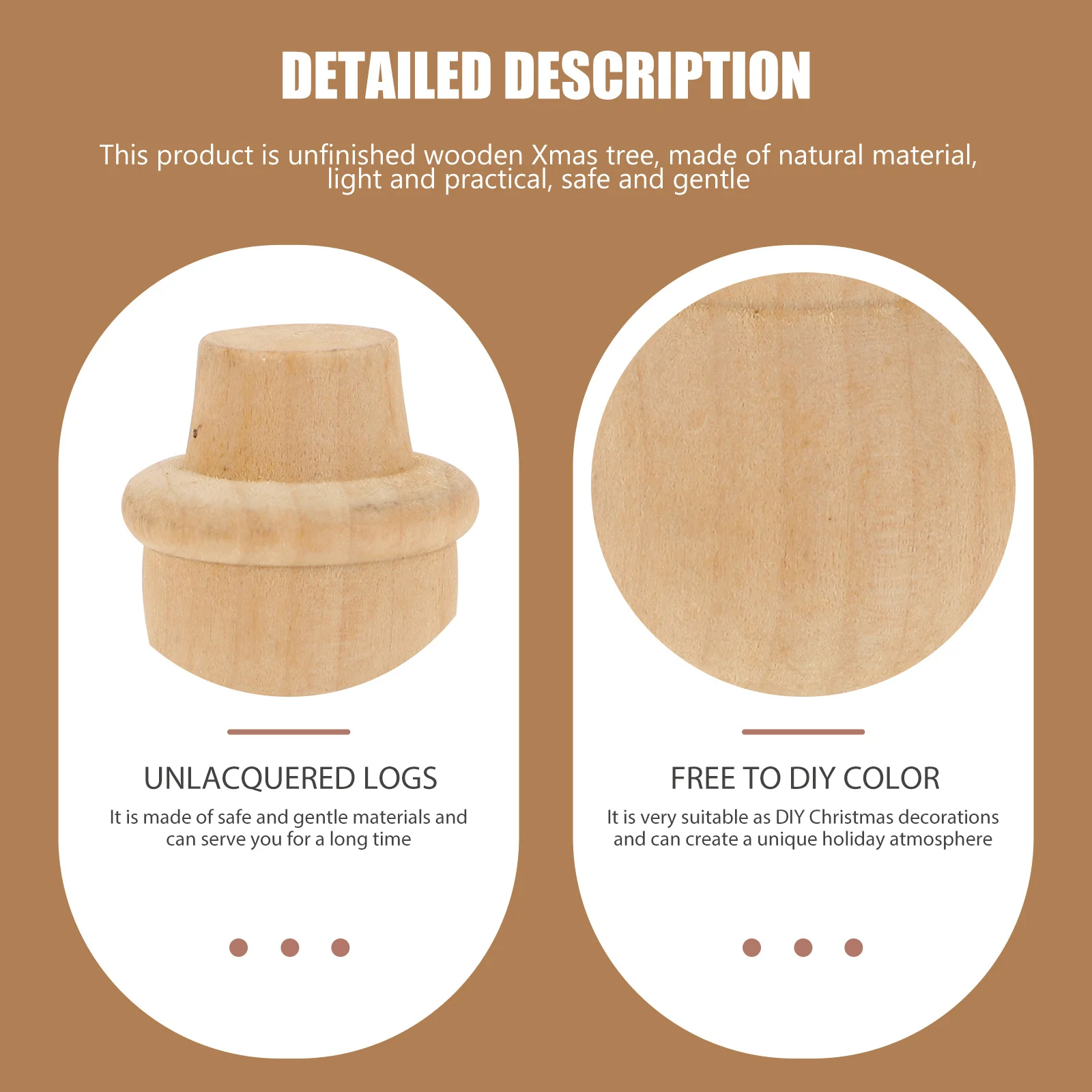 

10Pcs Christmas Wooden Snowman DIY Painting Crafts Kids Hand-Painted Decor Xmas Party Ornaments Hand-Painted Decors