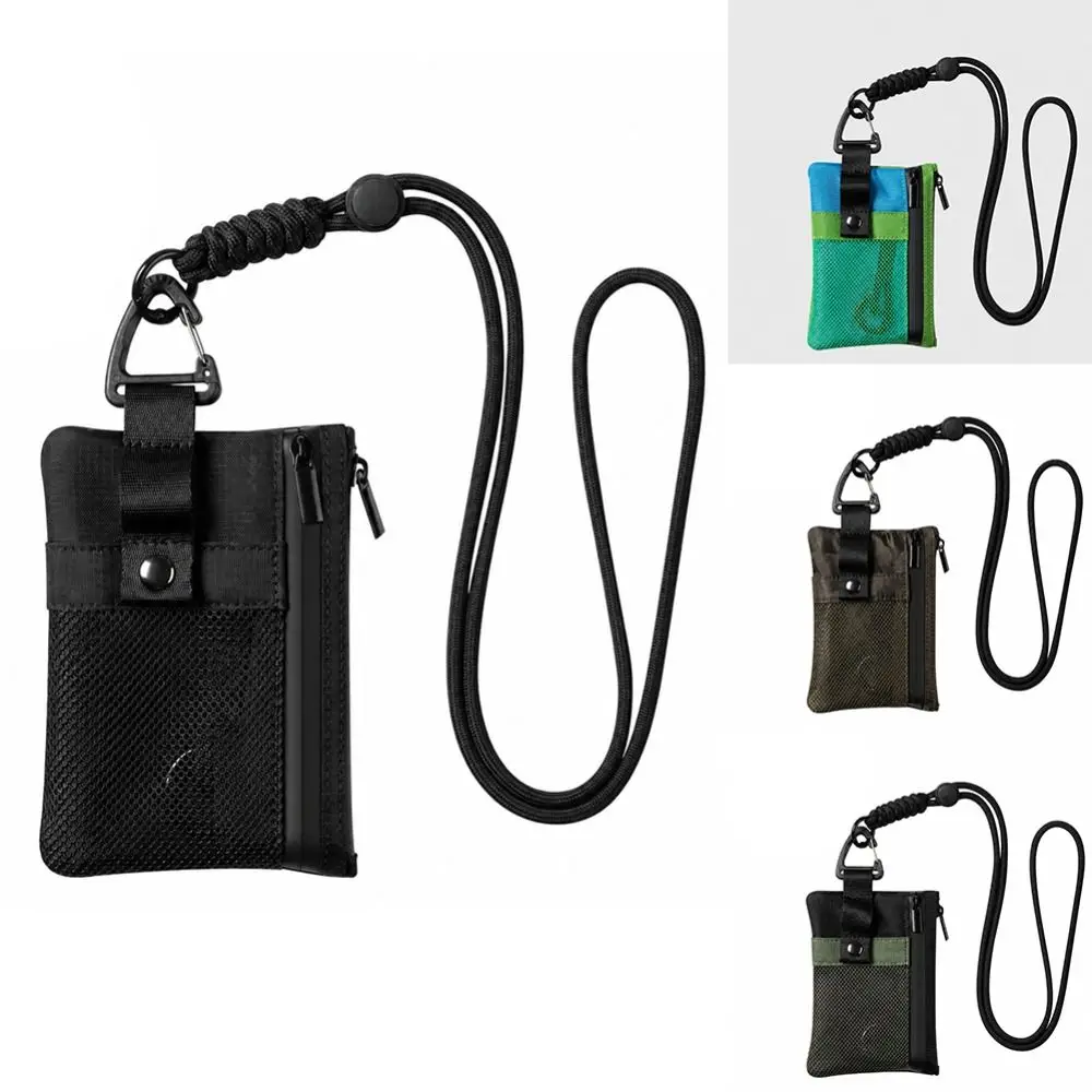 Durable Nylon RFID Wallet Waterproof RFID Blocking Card Holder Zipper Lightweight Coin Pouch Gift Giving