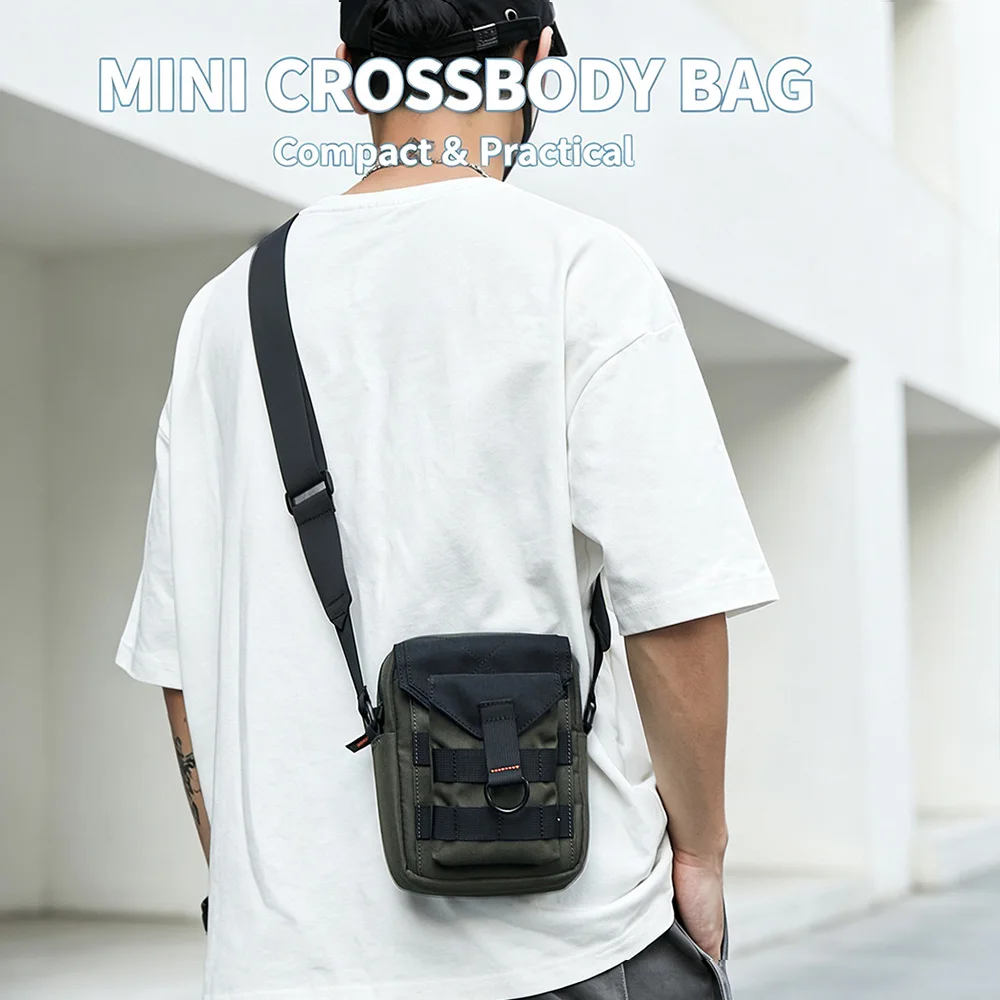 Men's Crossbody Bag Shoulder Bag Classic Shoulder Bag Easy Versatile Small Bag Casual Travel Wallet  Mobile Phone Backpack