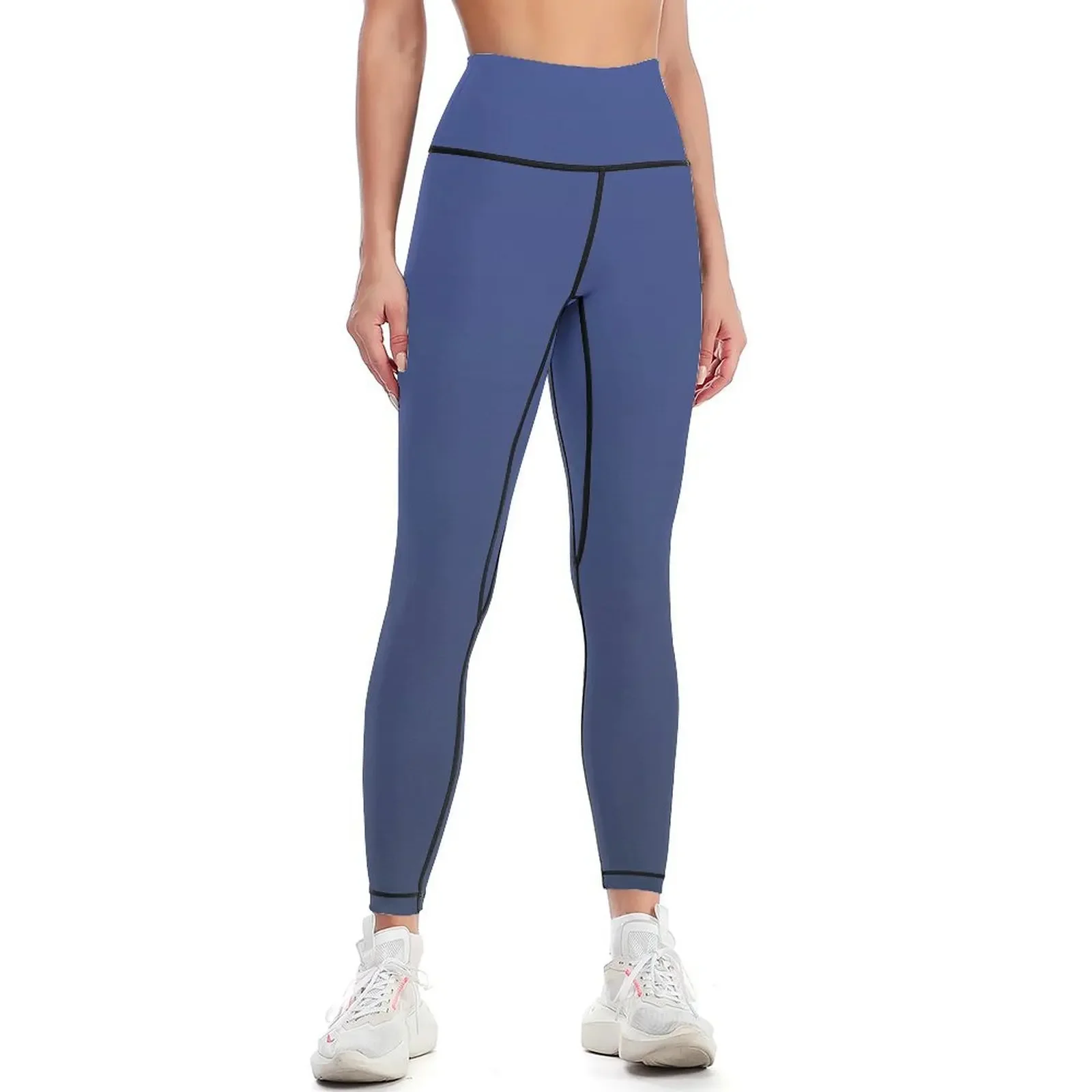 

2021 Gradient Collection - Classic Blue Fade - Accent Color Decor Leggings sportswear gym gym womans Womens Leggings