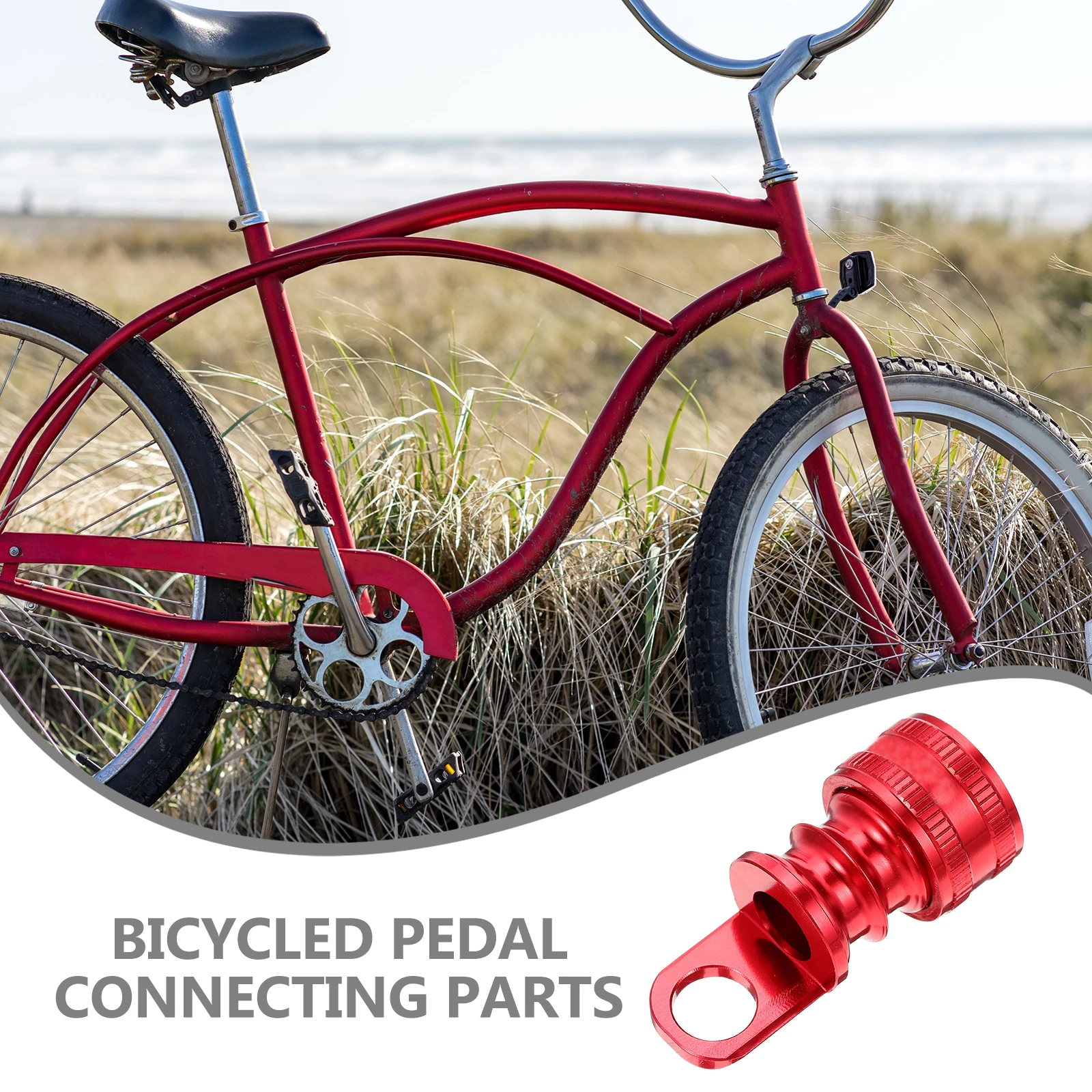 

1Set Folding Bike Quick Release Pedal Buckle Mounting Seat Aluminum Alloy Pedal Removal Tool High Strength Bike Parts