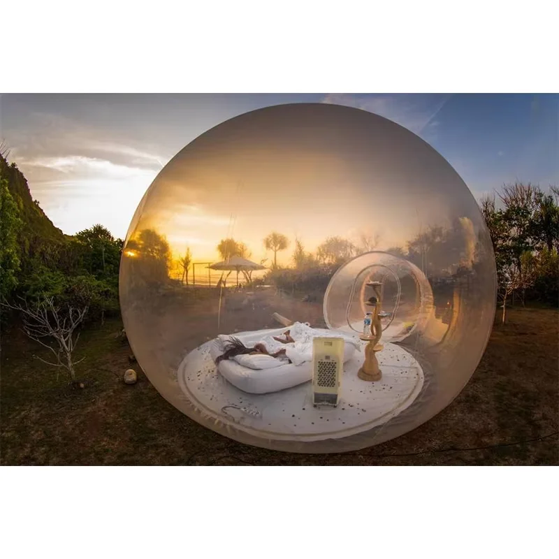 Clear Inflatable Bubble Tent With Tunnel For Sale China Manufacturer,inflatable Tents For Trade Shows,inflatable Garden Tent