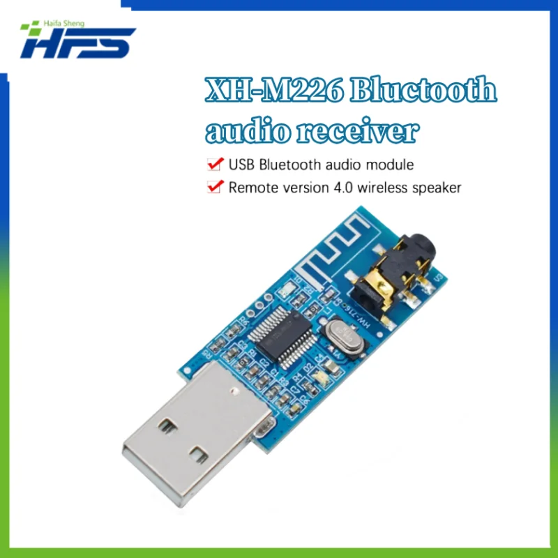 

USB Bluetooth 4.0 Audio Receiver Wireless Module Bluetooth Voice Player With Decoding Amplifier Function LED Indicator Board