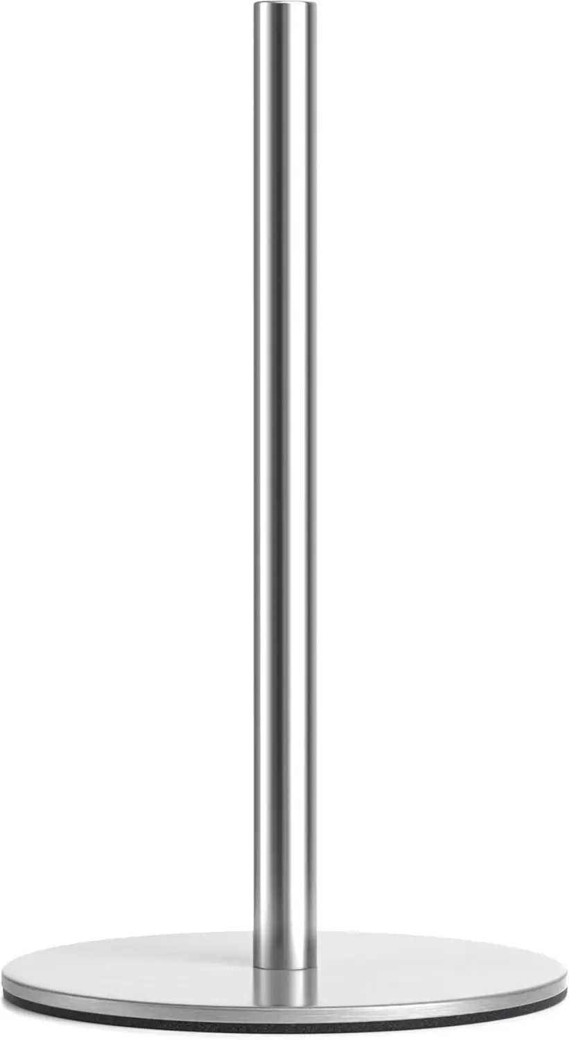 

Stainless Steel Paper Towel Holder Free-Standing, Kitchen Roll Dispenser Organizer Classic Fashion