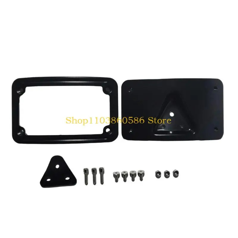 

242A Universal Arched License Plate Bracket for Motorcycle Applications and Easy Installation Fashion Forward Riders