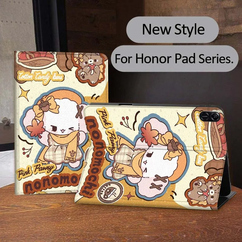 

Retro Animal Creative Pattern For Honor Tab Tablet MagicPad 3 6 7 X8 V7 V8 8 9 X9 X8a X9a 10 Pro Inch 2020 2021 Tablet Case