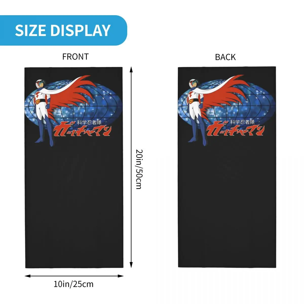 Remarkable Science Ninja Team Gatchaman Bandana Neck Cover Printed Motor Motocross Face Scarf Cycling Face Mask Hiking Unisex