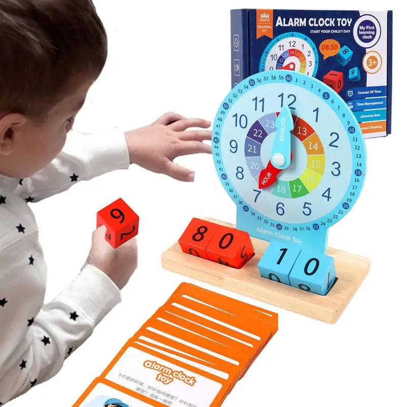 

Teaching Clock Activities Set Early Educational Montessori Toy Helps Kids Learn To Tell Time Kindergartner Learning Toy Supplies