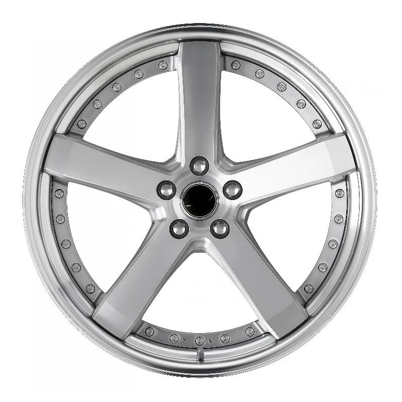 High End Custom Forged Wheels 5 Spoke 2 Piece Aluminum Alloy For Rolls Royce For Audi For Bentley Deep Concave 5*114.3 5*120