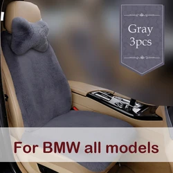 Car Seat Cover Seat Cushion Winter Plush Fur Winter Warm For BMW E46 E60 E39 E36 F30 F20 F15 F10 F07 E84 E30 X5 E70 X6 E71 Z4