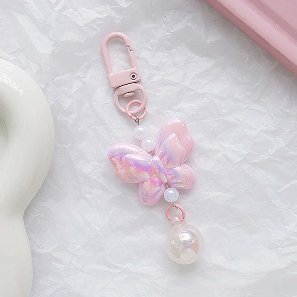 Colorful Accessory For Bags Accessory 10*4*2cm 3D Butterfly Keychain Charming Key Holder Colorful Keychain Options