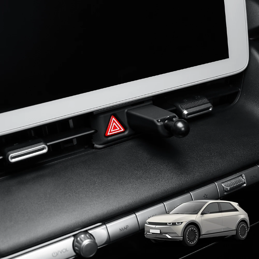 

For Hyundai Ioniq 5 2022-2024 Auto Phone Stand Holder Accessories Car 17mm Phone Bracket Base Ball Head Interior