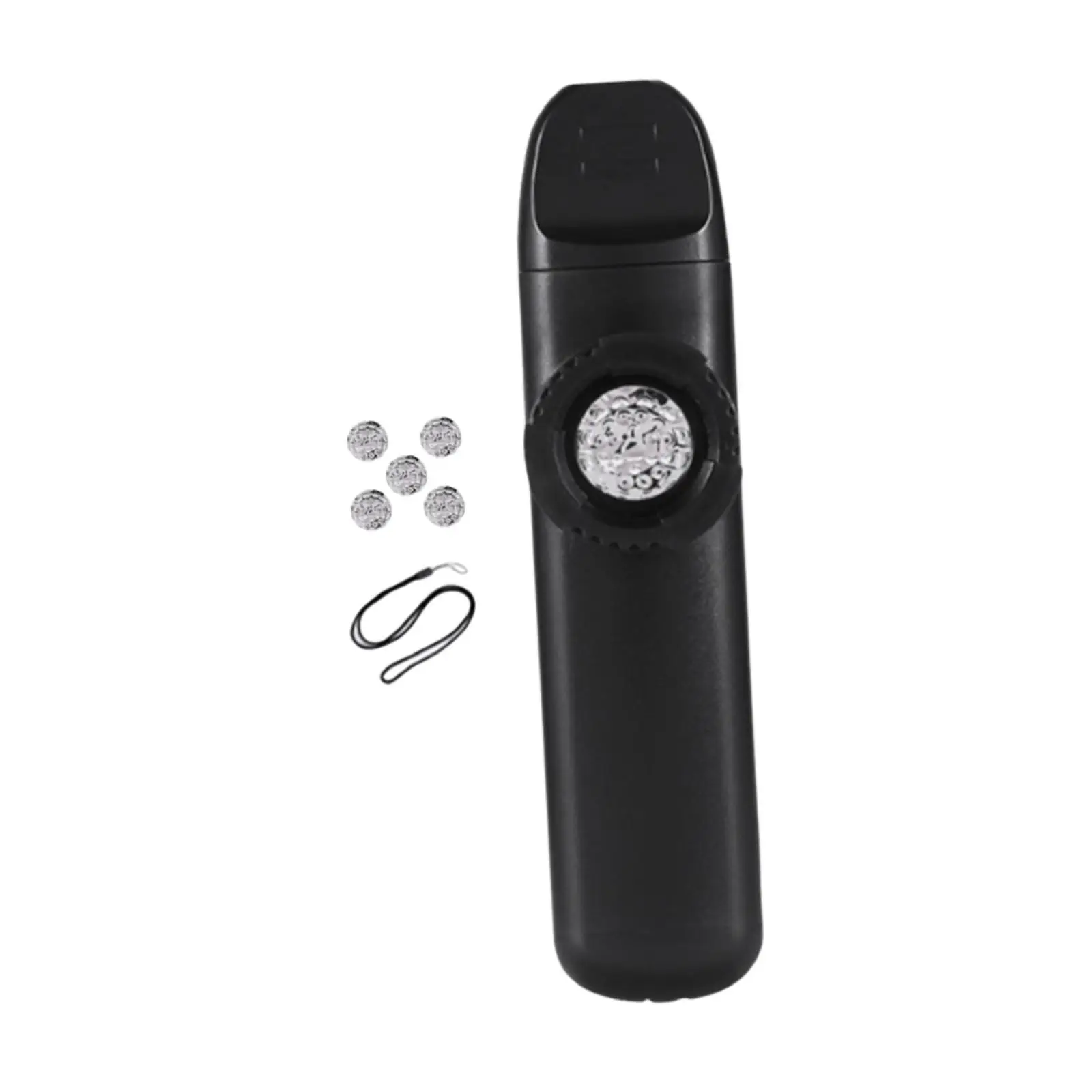 Kazoo Professional Resin Portable Wind Instrument Beginner Friendly with Strap Extra Membranes for Outdoor Play
