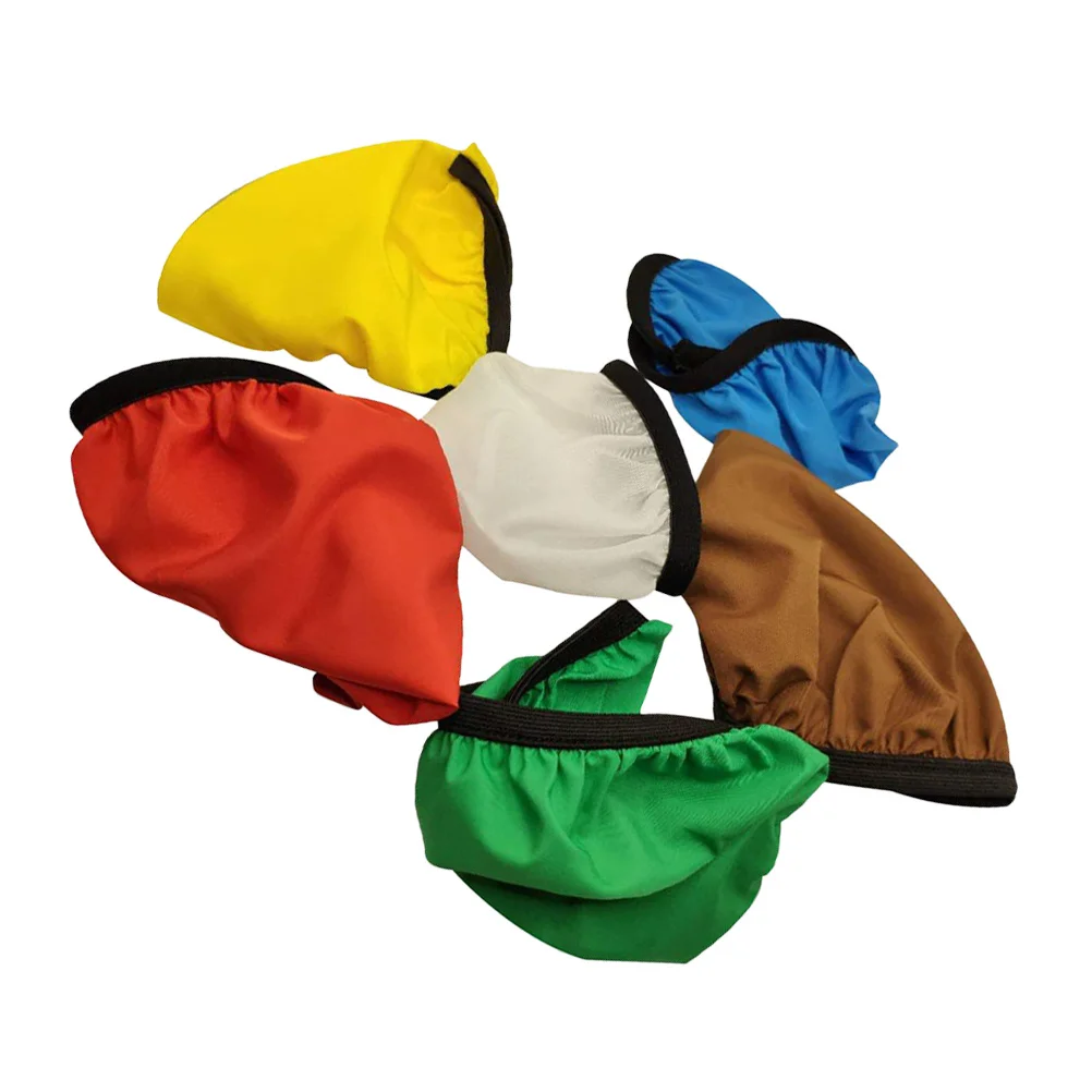 

6 pcs Lamp Shade Round Flashlight Round Photography Lamp Shade Cover Elastic Diffuser For Studio Flash Photography Light Cover