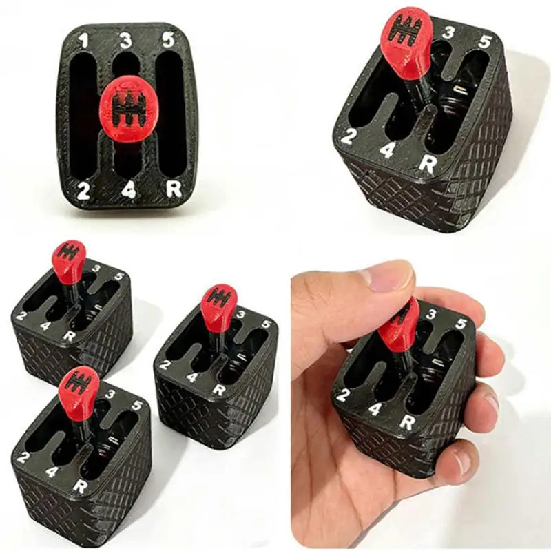 NEW 1/2/3pcs 3D Printed Manual Transmission Paddle Shifter Toy, Fun Car Simulator Decorative Ornament Stress-Relief Perfect Gift