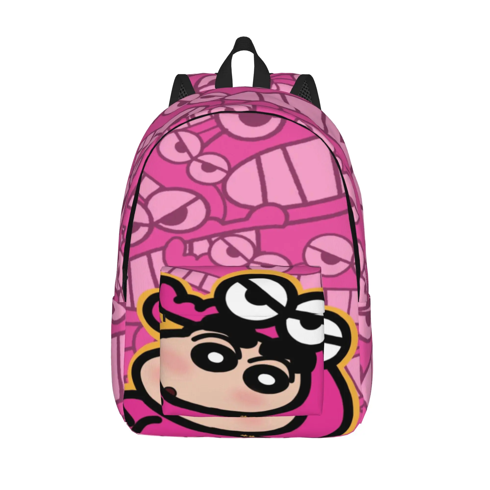 Crayon Shin-chans Cartoon Anime Cool Backpack Sports Student Work  Daypack for Men Women Laptop Shoulder Bag