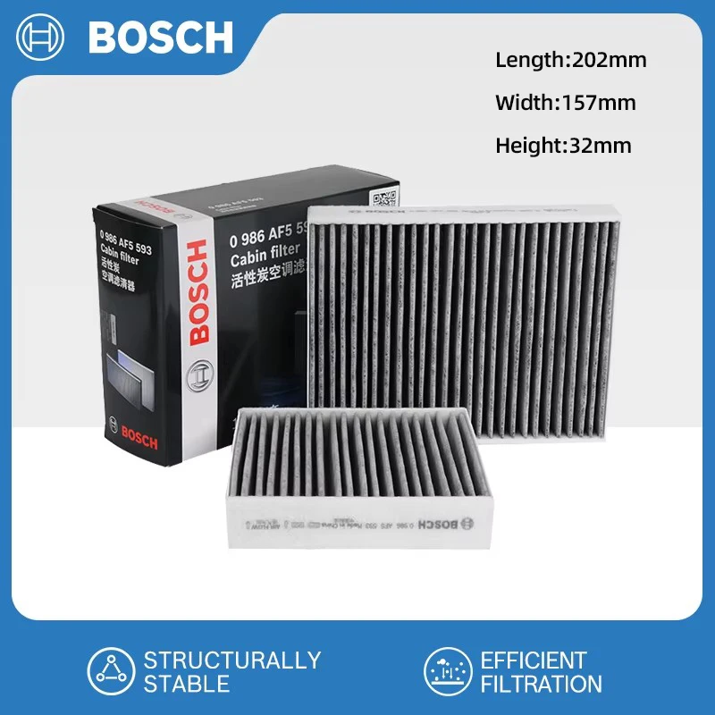 BOSCH R2436 Activated carbon cabin filter PEU 647990 PEU 6447VZ PEU 1609428180 CIT 647990 dust and pollen filter
