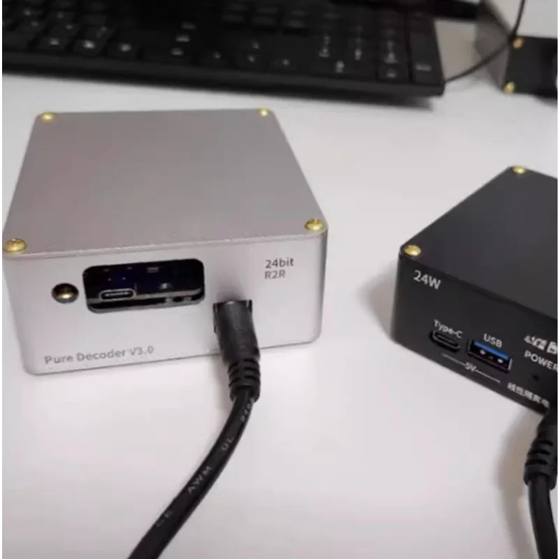 R2R Decoder V3.0 Resistor Array Decoder. Supports Coaxial/TypeC/square Port USB/QCC5125 Bluetooth/HDMI IIS Input