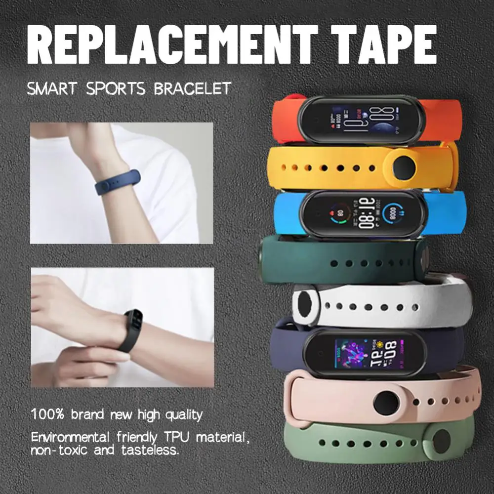 Voor Mi Band 4 Smart Armband 3 Kleuren Scherm Miband 4 Smartband Fitness Traker Bluetooth Sport Waterdichte Pols Smart Band