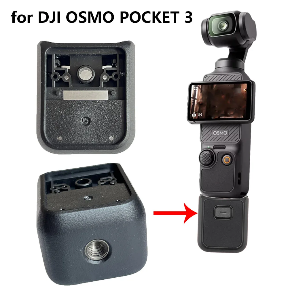 

Camera 1/4in Screw Handle Housing Replacement Handle Shell Accessories for DJI Osmo Pocket 3 Grip Case with 1/4" Thread Parts