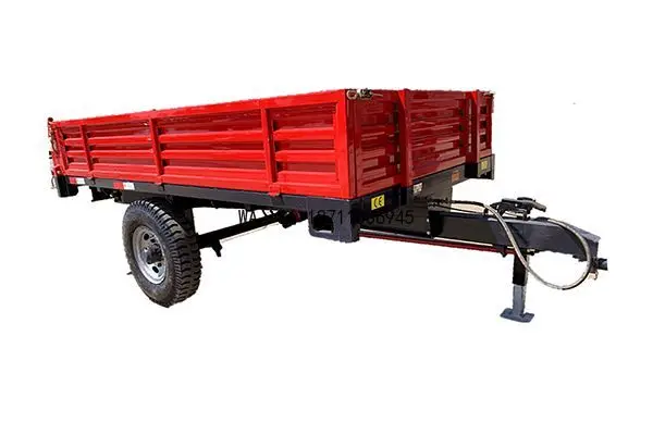 High Quality 0.5T 1T 3T 5T 10T Farm Trailer Small Agricultural Tipping Trailer