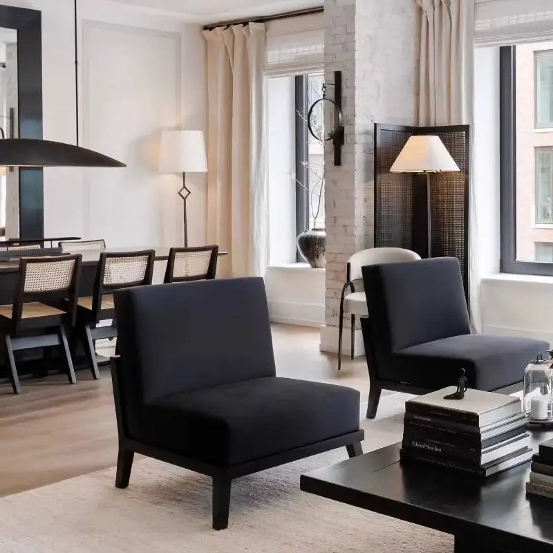 

Black Classic Living Room Chairs Adult Trendy Designer Single Living Room Chairs Luxury Nordic Muebles De Sala Home Furniture