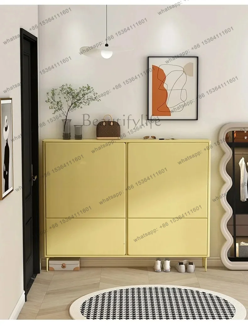 PG Ergonomic Vertical Wood Shoe Cabinet 3 Layers Design Storage Organizer Shoe Rack Living Room Craft Zapatero Hotel Furniture