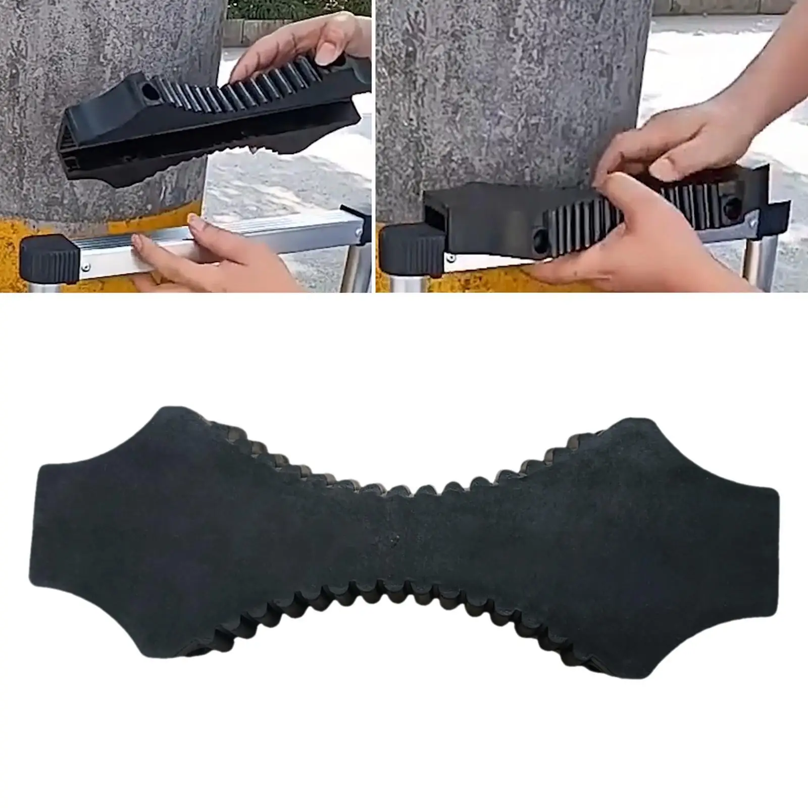 Anti-Rutsch-Matte für Leiterstangen mit 2 Schrauben, einfache Installation für Teleskopleiter