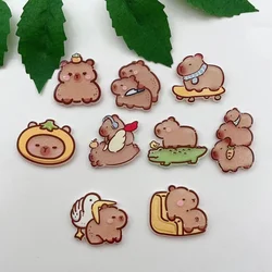10pcs Fashionable and Cute Resin  Charm Pendant for Girl Charm Jewelry Production Discovery DIY Handmade Toys