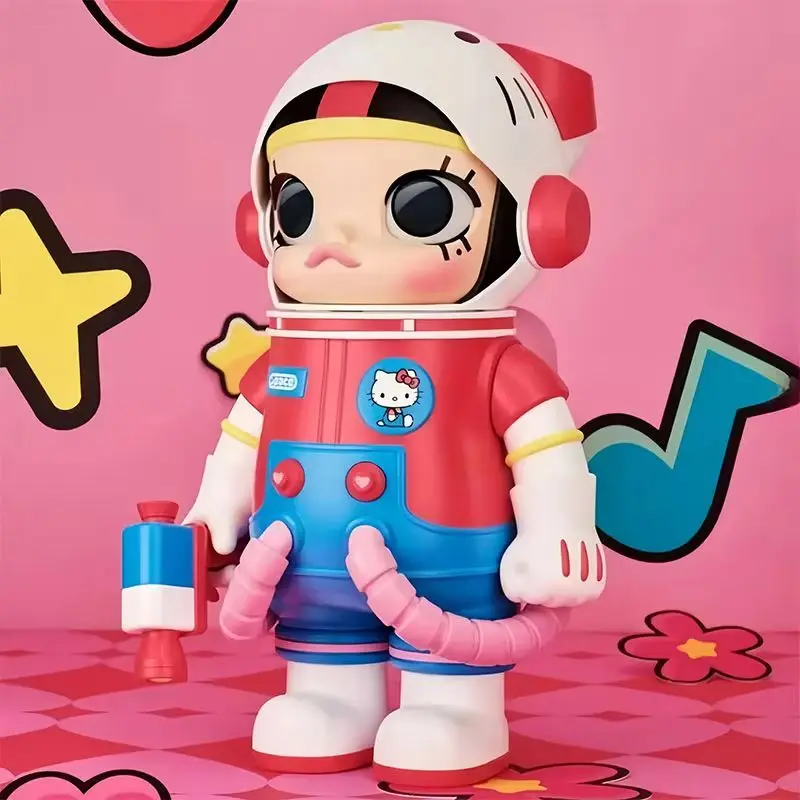 Original Mega Space Molly 400% Sanrio Family Series Action Figurine Anime Hello Kitty Kawaii Figurine Melody Kuromi Gift Toy ﻿