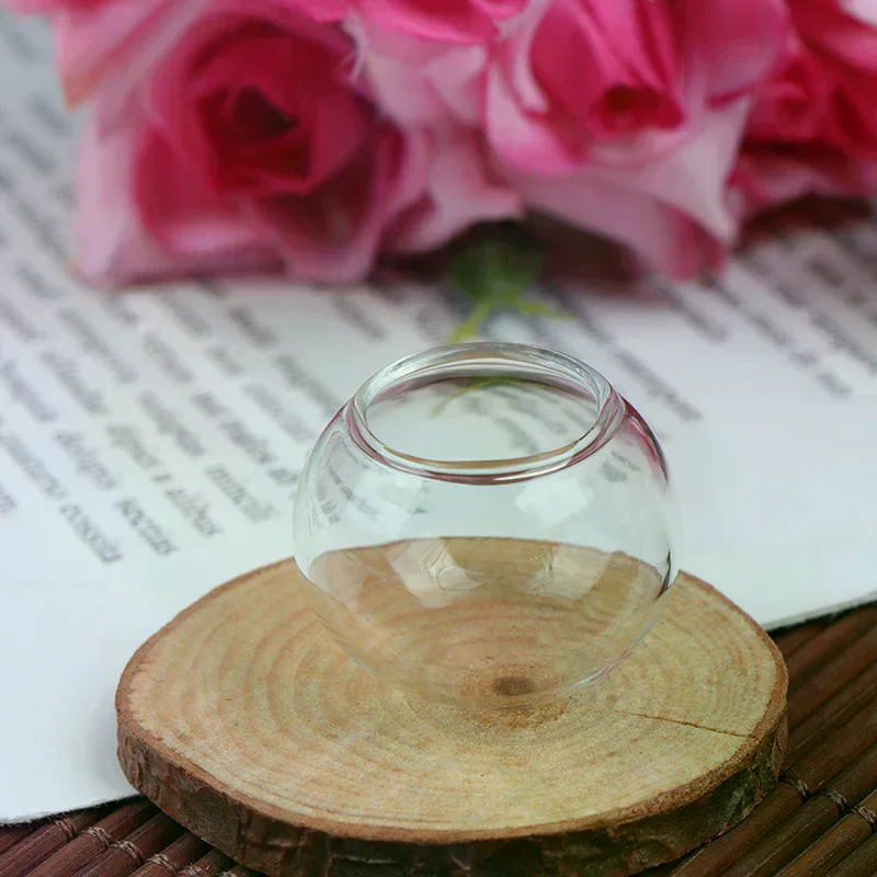 1pc Dollhouse Miniature Mini Fish Tank Mini Glass Bowl Doll House Accessories