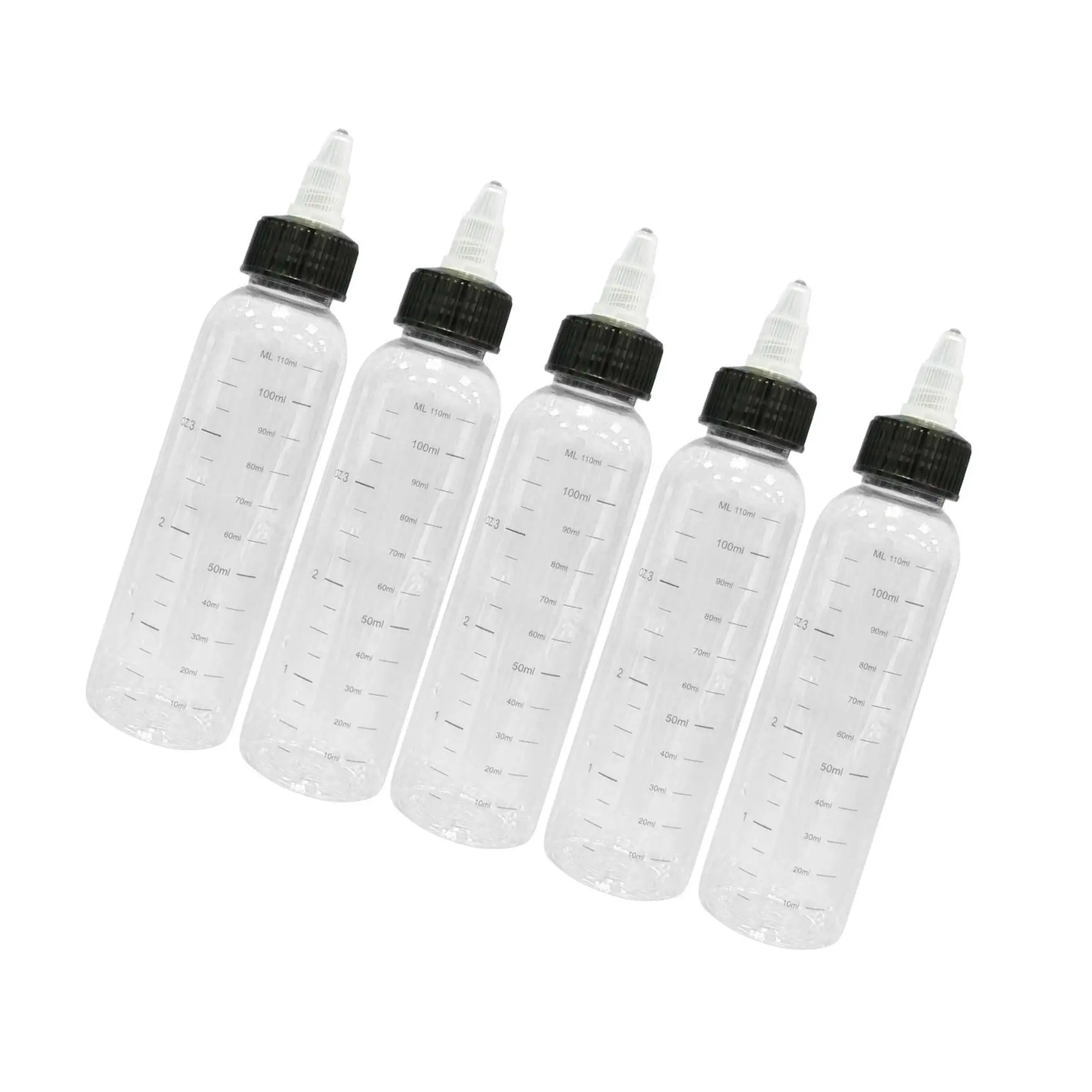 

5 шт. 30/60/100/120/250/500 мл бутылка с чернилами для татуировки с поворотной крышкой + весы 60 мл