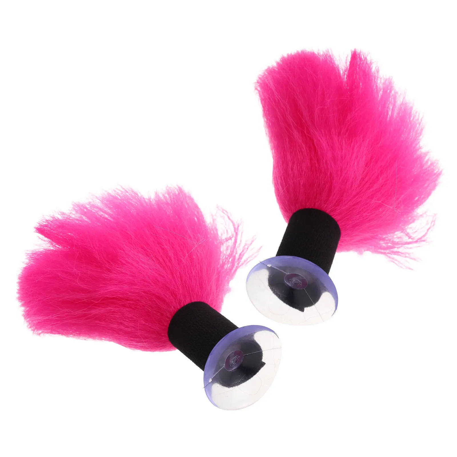 2Pcs Neon Motorcycle Hair Pigtail Accessories Cute Ponytail Charms for Party Festival Cosplay Motorcycle Decor