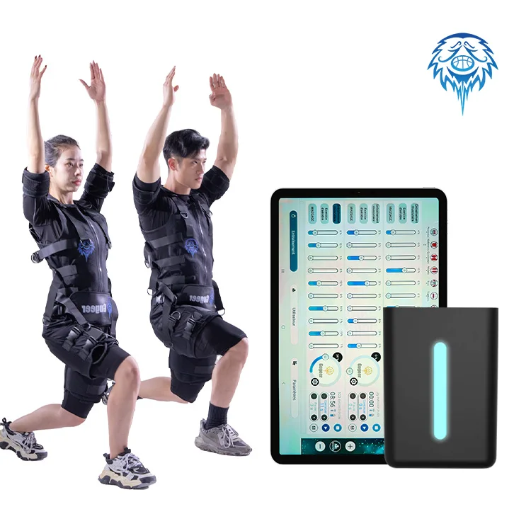 full body workout plan electrical muscle stimulation Multi person training 1 to many ems vest training machine suit