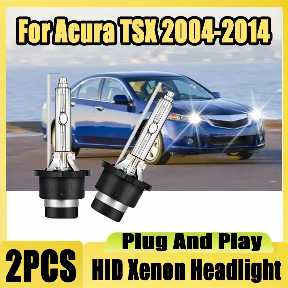 

2 шт. авто передние фары D4S ксеноновые фары 6000K супер яркие белые HID автомобильные фары 12 В 24 В ксеноновые лампы для Acura TSX 2004-2014
