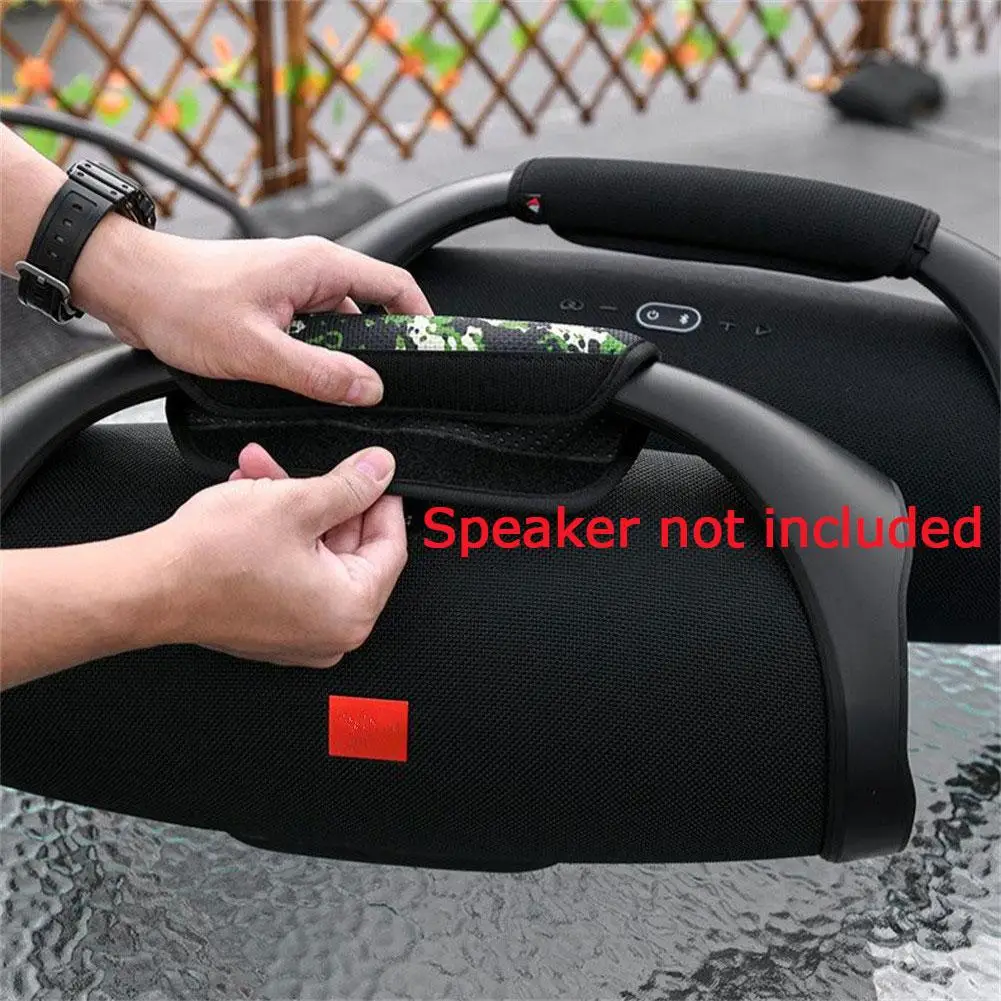 Tali Pegangan Speaker untuk Boombox1/2/3 Speaker Nirkabel Lengan Pelindung Antiselip Aksesori Audio Bantalan Gelang Yang Dipertebal