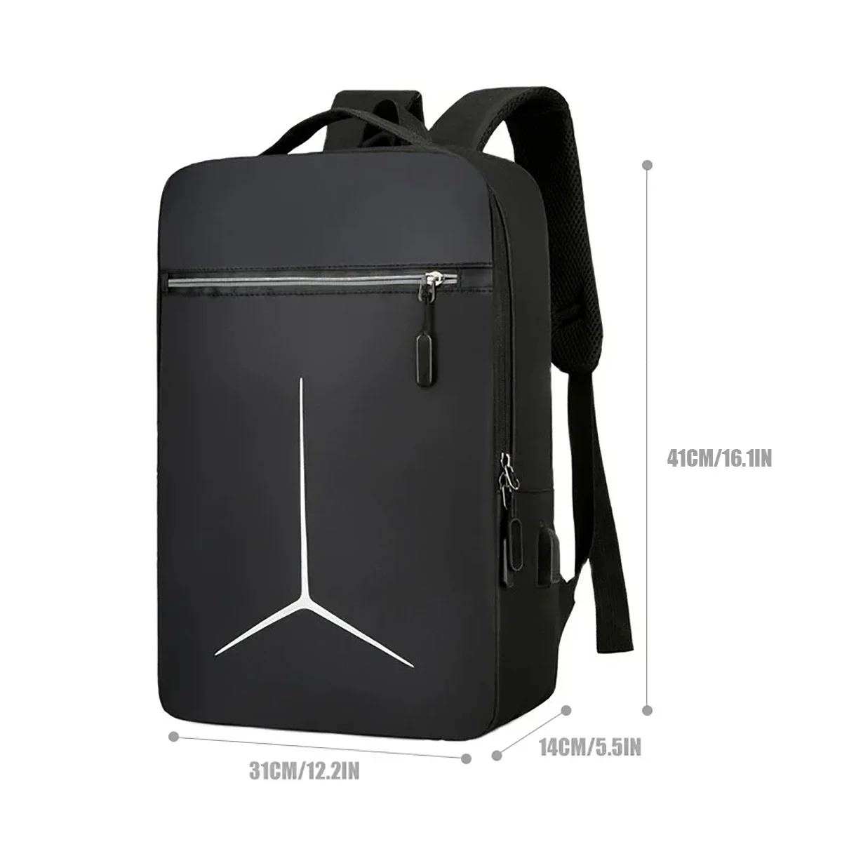 Anti Theft USB Waterproof Hard Shell EVA Laptop Backpack Business Travel Motorcycle Rucksack for Men Fashion view 6