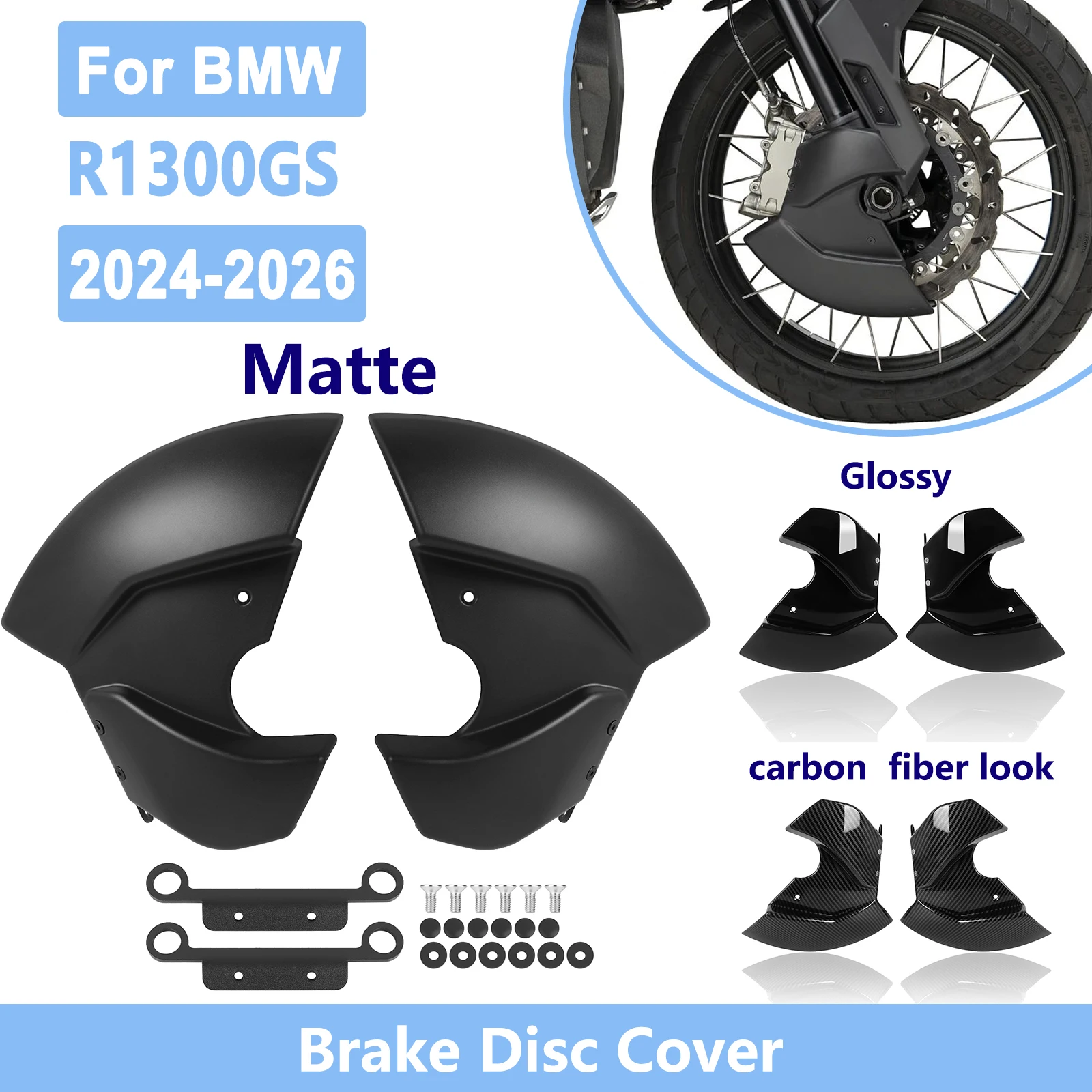 Motorcycle Front Brake Disc Cover For BMW R1300GS R 1300 GS 2024 2025 2026 Caliper Guard Cooling Air Duct Motorcycle Accessories