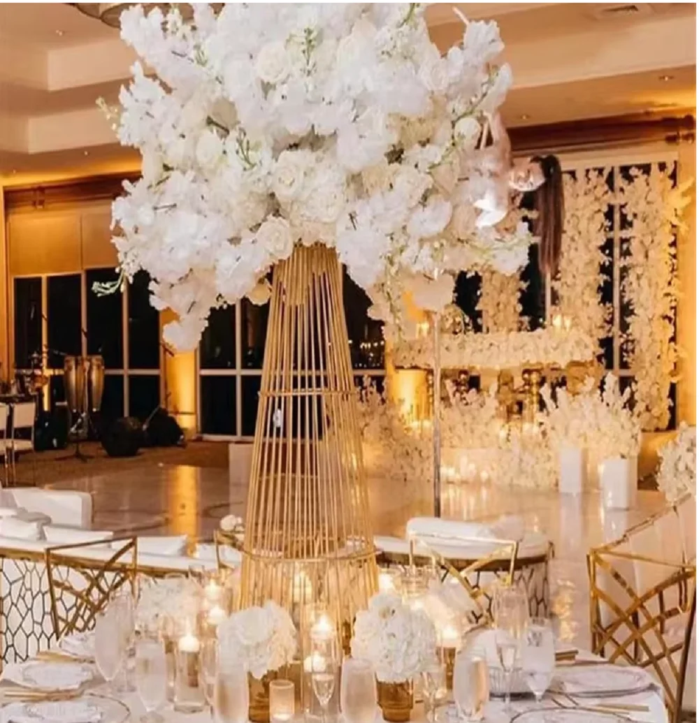 5/10 buah Vas Logam Baru Bentu - Wedding Decor Supply Store ulasan dan harga