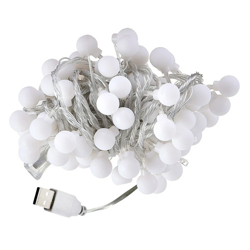 

Led Usb Charging Outdoor String Hanging Lamp For Camping Garden Party Globe Ball Decorative Tent Light Ambient Night Light For