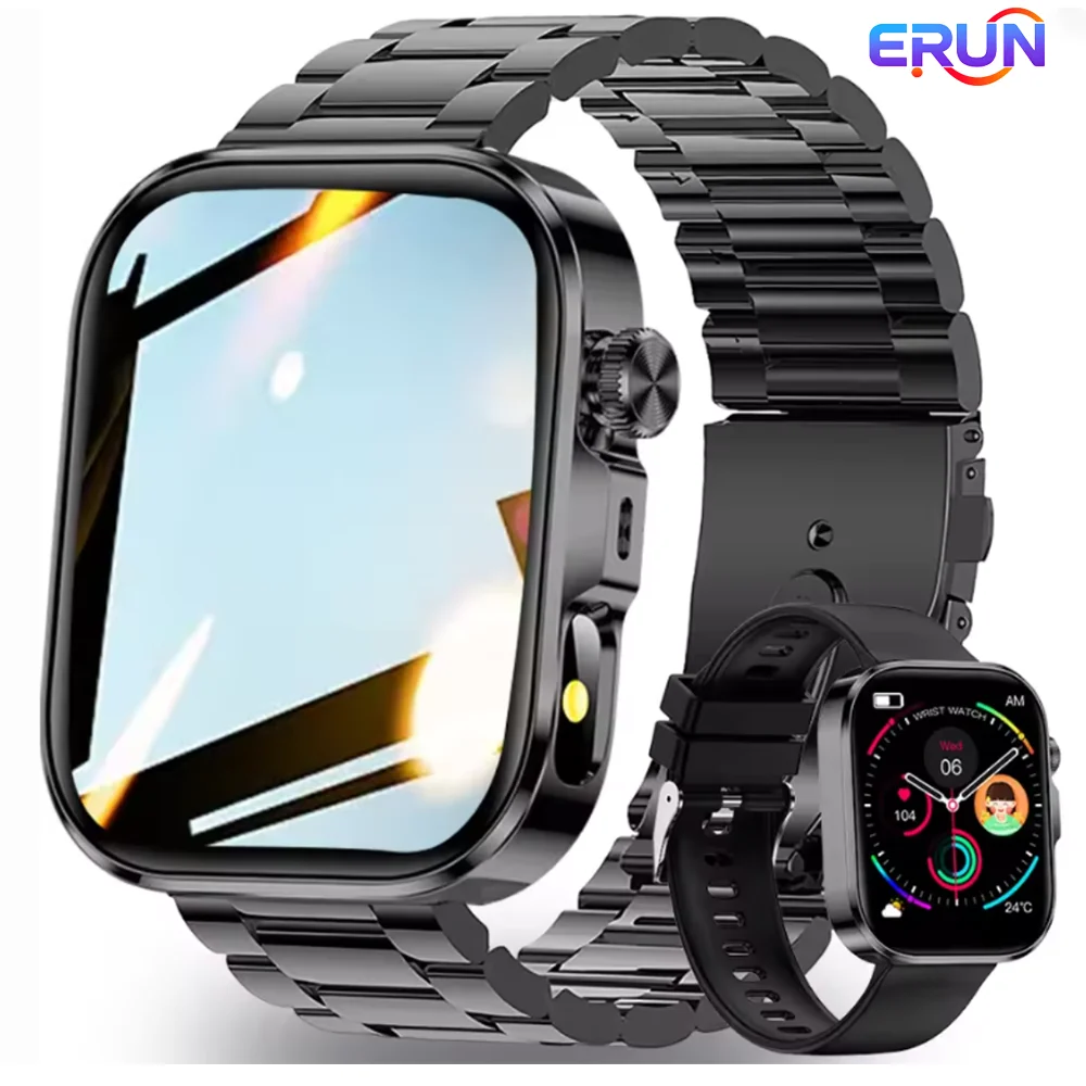New 2026 Smartwatch, 2.01-inch HD Large Screen, Unisex, with Multiple Sports Modes/Call Reminder/Message Alerts/Remote Camera/Music Playback, Long-Time Sitting Reminder, Weather Forecast Function, AI Voice, Stylish Smartwatch, Durable Design
