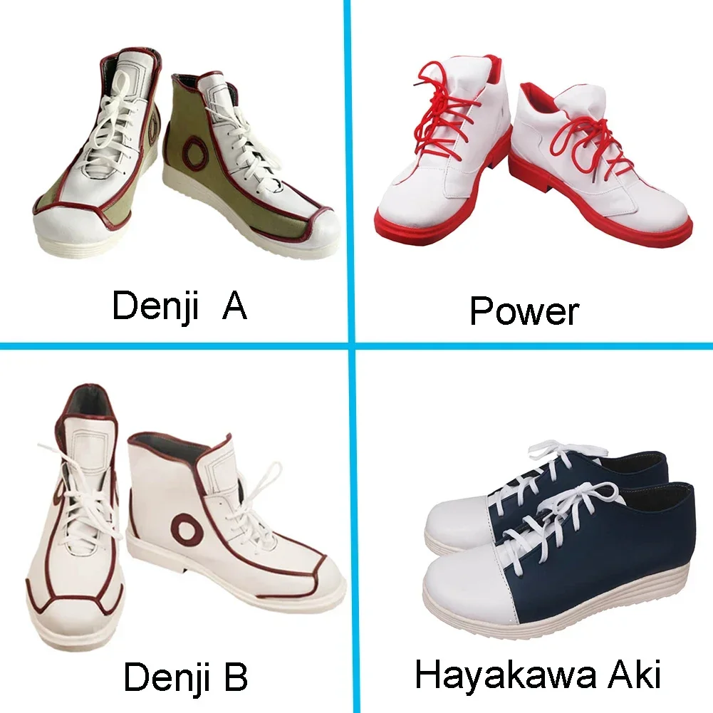 

COFUN Denji/Power/Hayakawa Aki Обувь для косплея Хэллоуин Игра Аниме Женщины Мужчины Ролевые игры