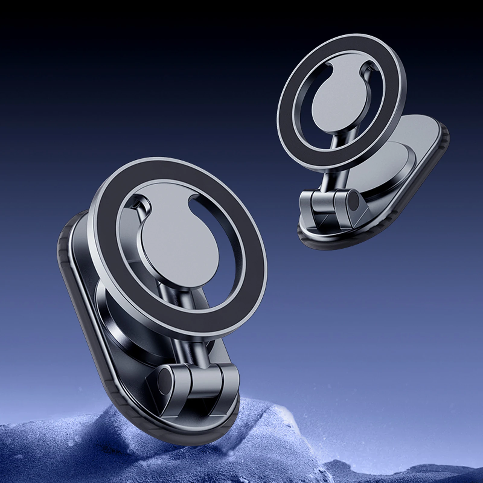 

Для Magsafe Магнитная автомобильная приборная панель, подставка для мобильного телефона, складной кронштейн для телефона, универсальный подходит для смартфонов iPhone и Android