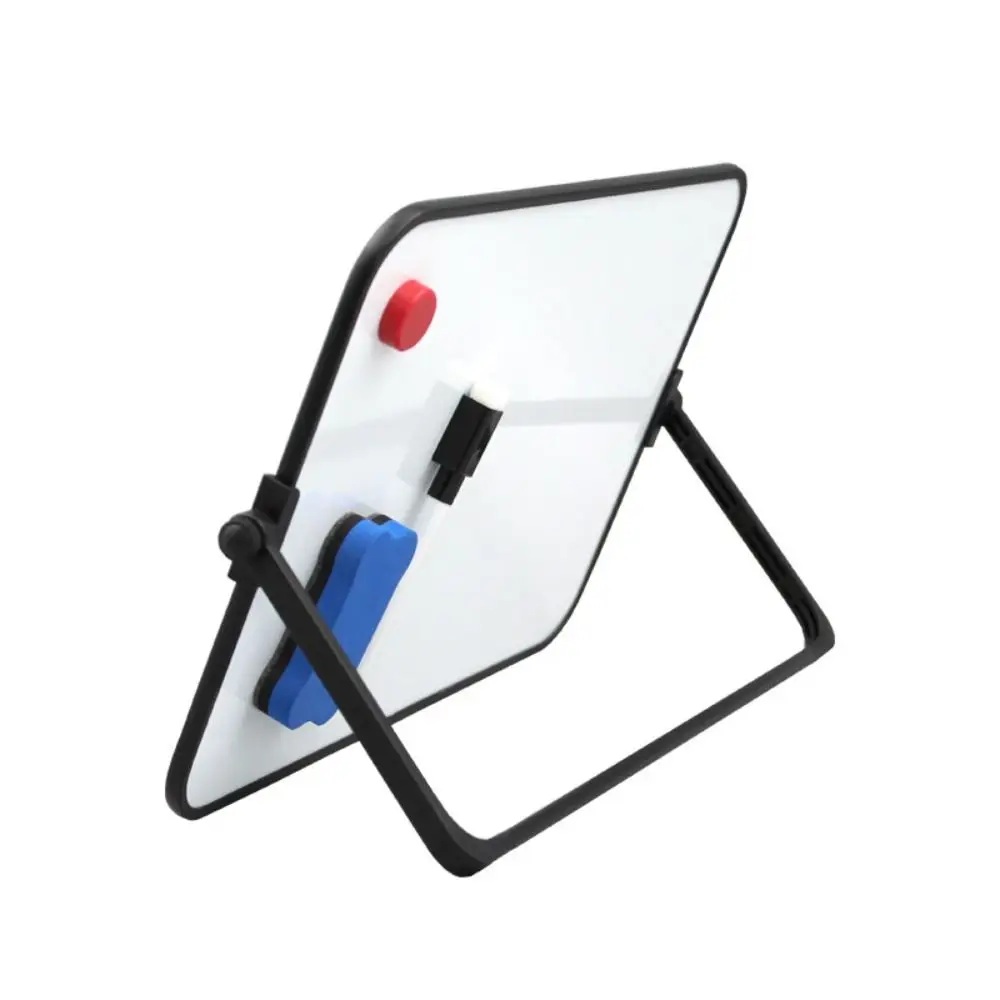 New Erasable Dry Erase White Board Portable with Stand Magnetic Whiteboard Double-Sided White Board Easel Memo To Do List