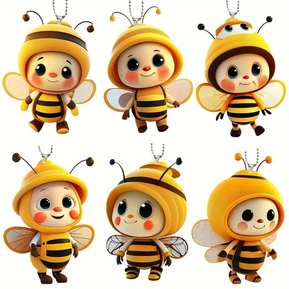 2D Cute Bee Car Han…