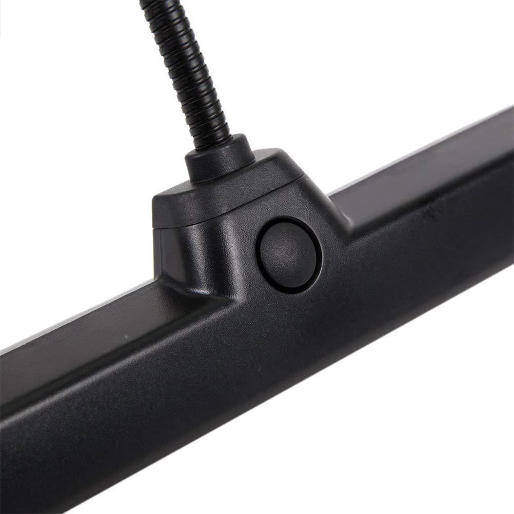 

1pc Clip Booklight Eye Protection Music Stand Lamp Flexible Piano Light Reading Sewing Lamp Portable Night Light For Travel