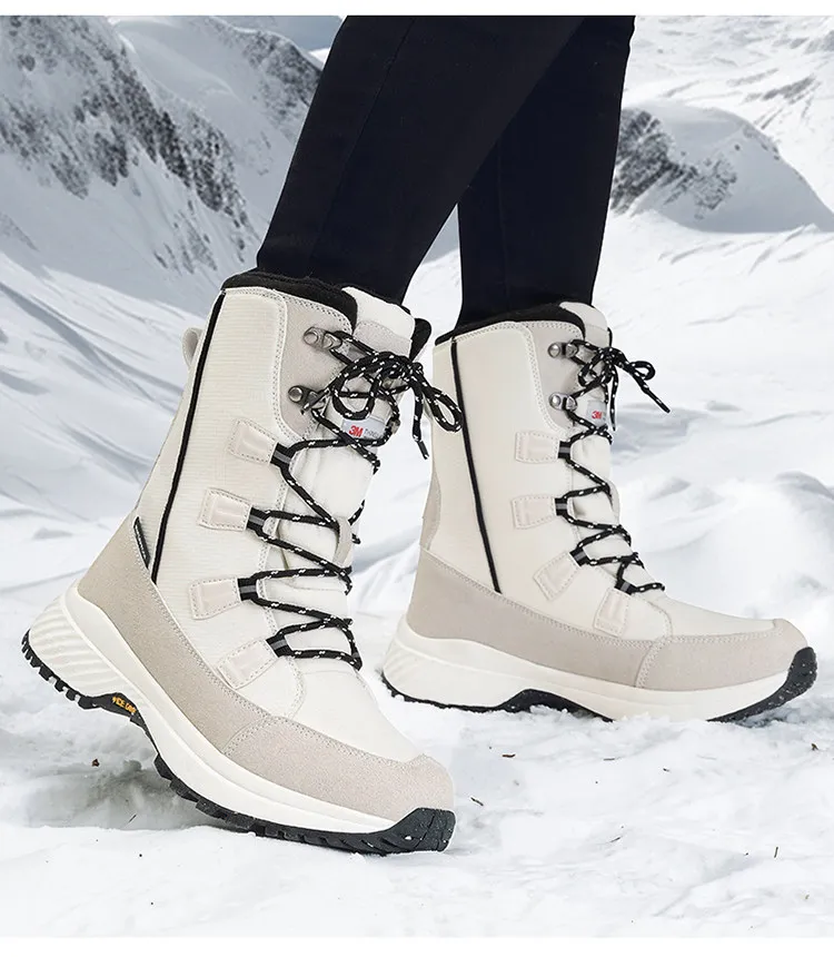 Skypilot Outdoor-Schneeschuhe Herren-Wanderschuhe Winter High-Top-Sneaker Warme Skistiefel Wasserdichte Damenstiefel Trekking-Sneaker – Detail 28