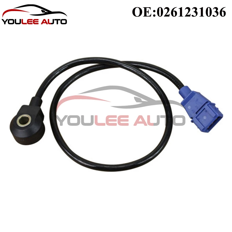 OEM 0261231036 Knock Detonation Sensor For Audi 100 200 80 90 A4 A6 Cabriolet Porsche 928 VW Cabrio Golf Jetta Passat Auto Parts