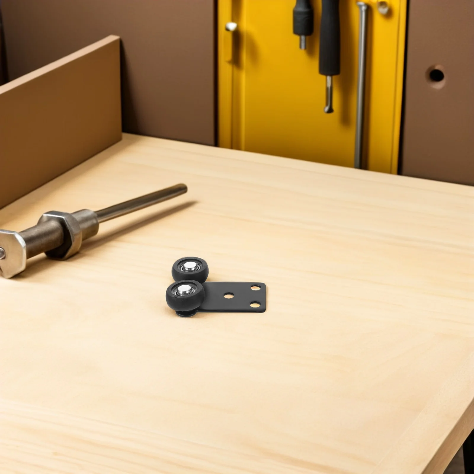 

2Pcs Sliding Wardrobe Door Wheels Heavy Duty Silent Rollers Smooth Glide Closet Sliding Door Hardware Replacement Cabinet Use