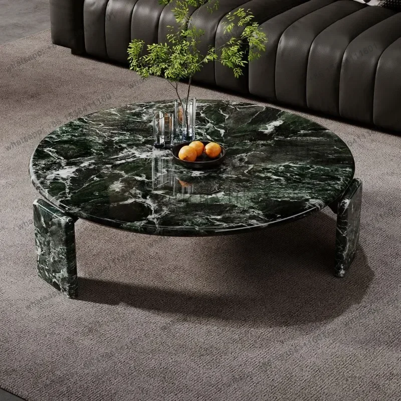 LSModern Minimalist Coffee Tables Designer Minimalist Living Room Center Coffee Table Set Marble Villa Furniture Escritorios FYC